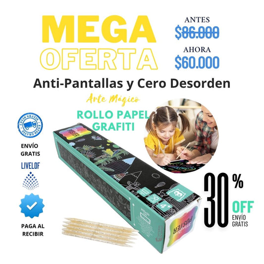 Arte Mágico: Rollo Papel Grafiti