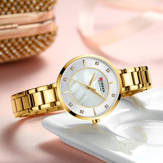 Elegancia en Curren: Reloj 9051 para Mujer