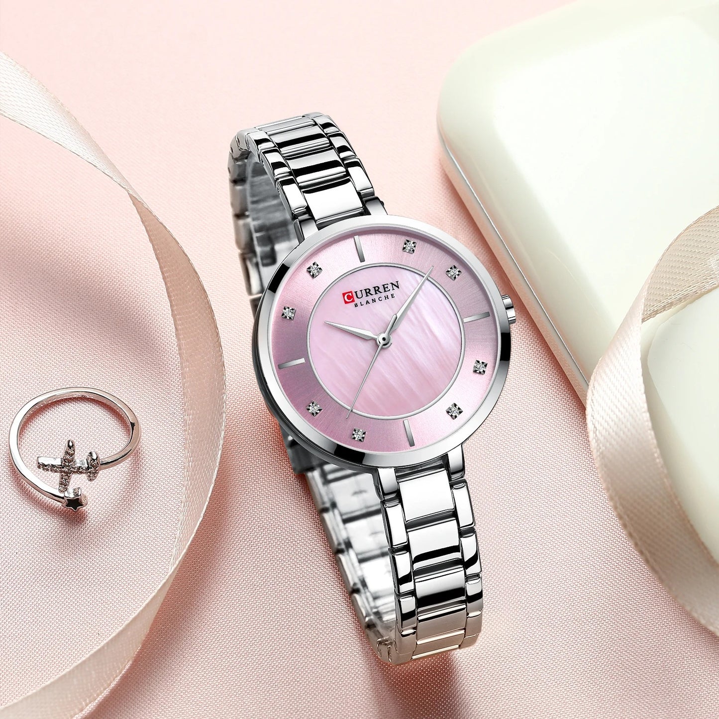 Elegancia en Curren: Reloj 9051 para Mujer